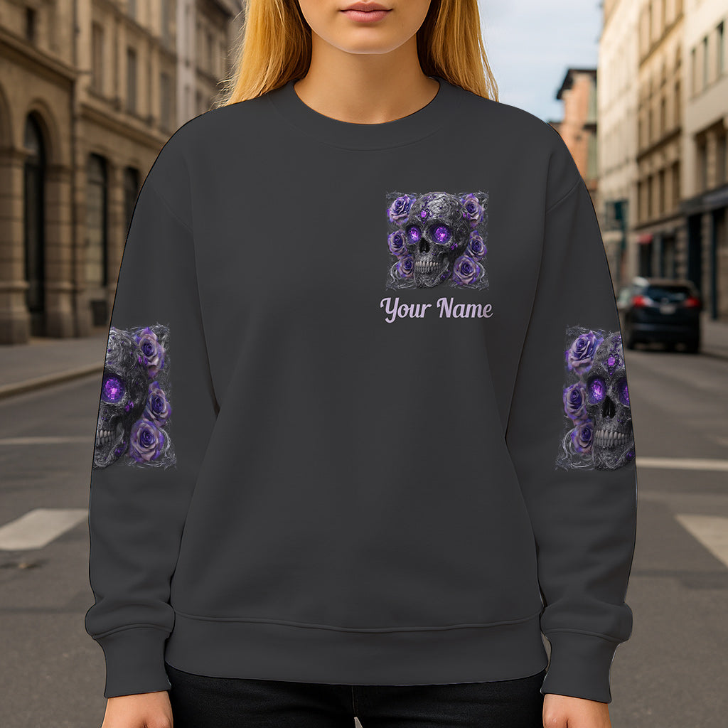 Glitzernder Totenkopf – Personalisiertes Totenkopf-Shirt