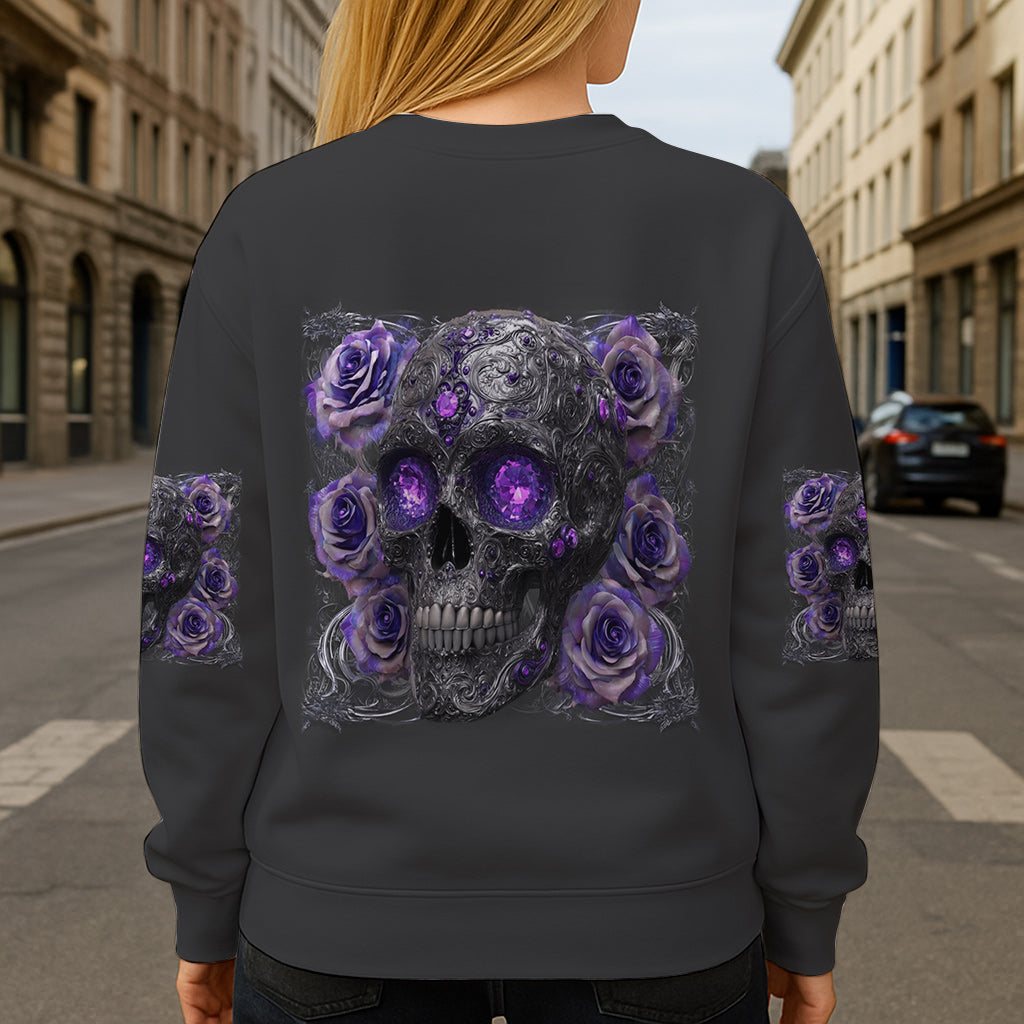Glitzernder Totenkopf – Personalisiertes Totenkopf-Shirt