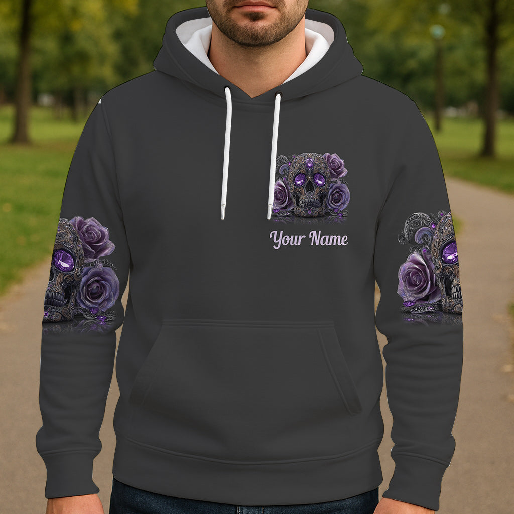 Glitzernder Totenkopf – Personalisiertes Totenkopf-Shirt