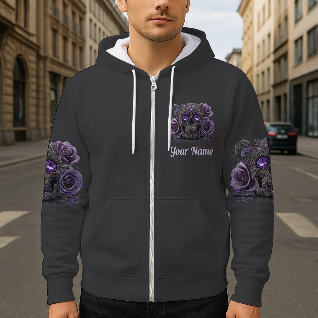 Glitzernder Totenkopf – Personalisiertes Totenkopf-Shirt