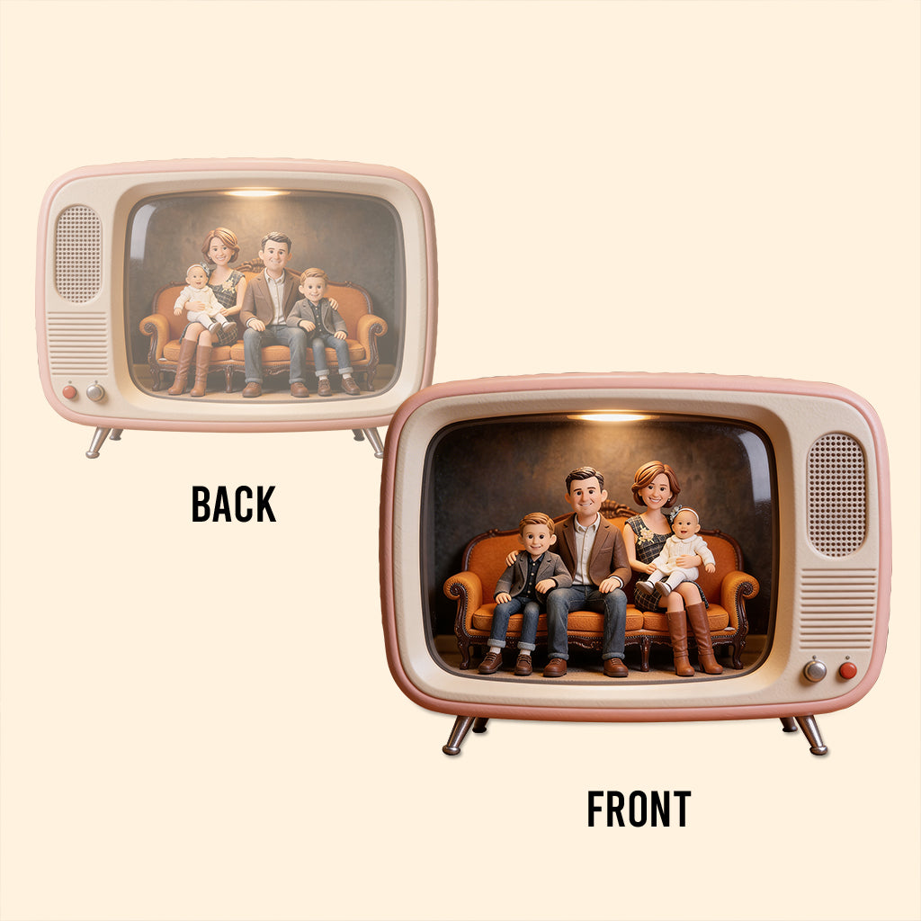 Unser Lieblingsmoment – ​​Personalisierte Acrylplakette in individueller Familienform