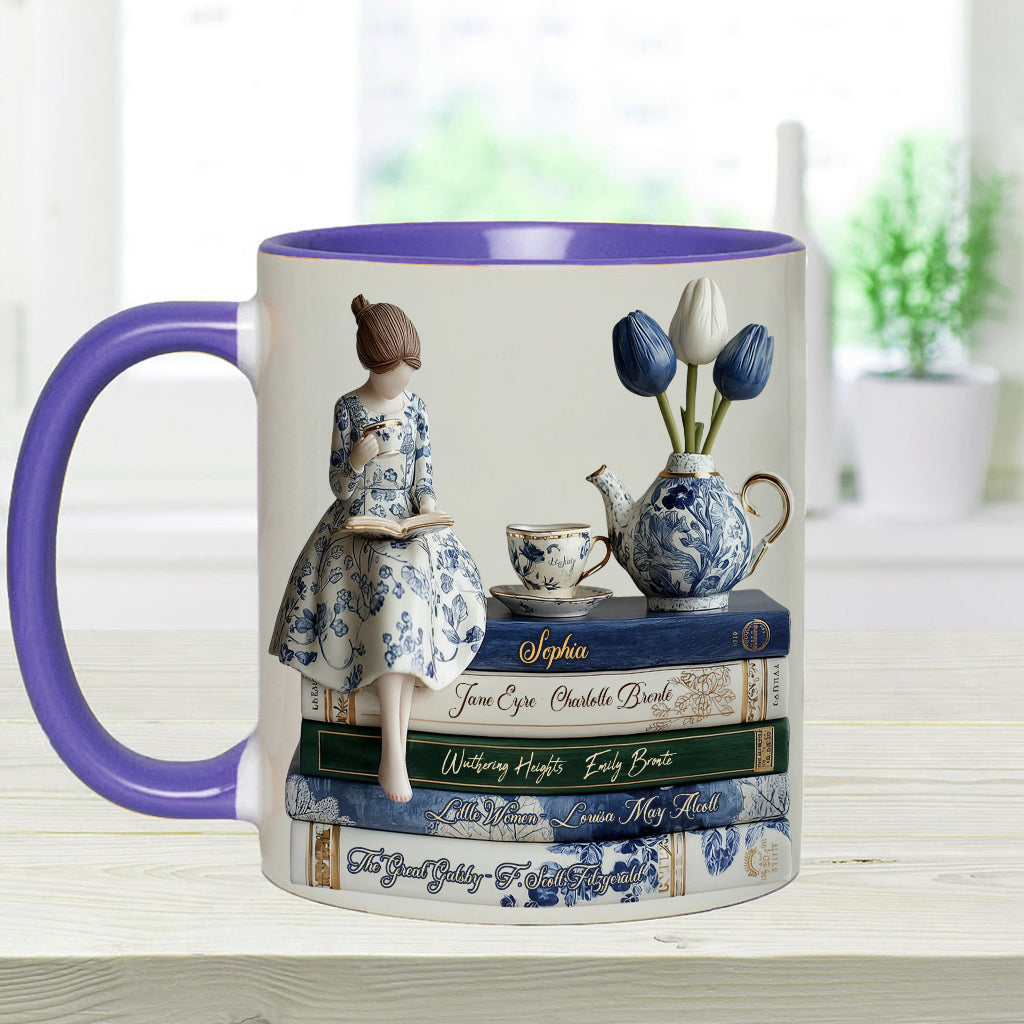 Love Books - Personalized Book Accent Mug