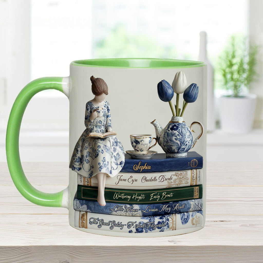 Love Books - Personalized Book Accent Mug