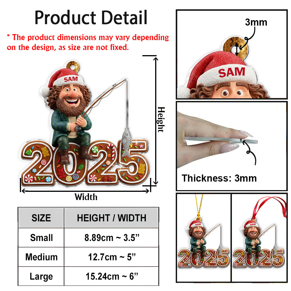 Geschenk für Angler-Maskottchen – Personalisierter Angelschmuck