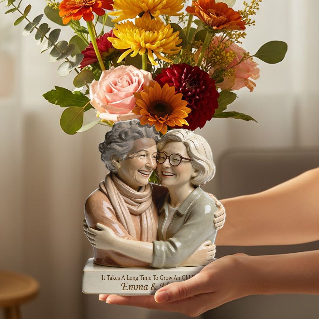 Grow An Old Friend - Personalized Bestie Acrylic Pot