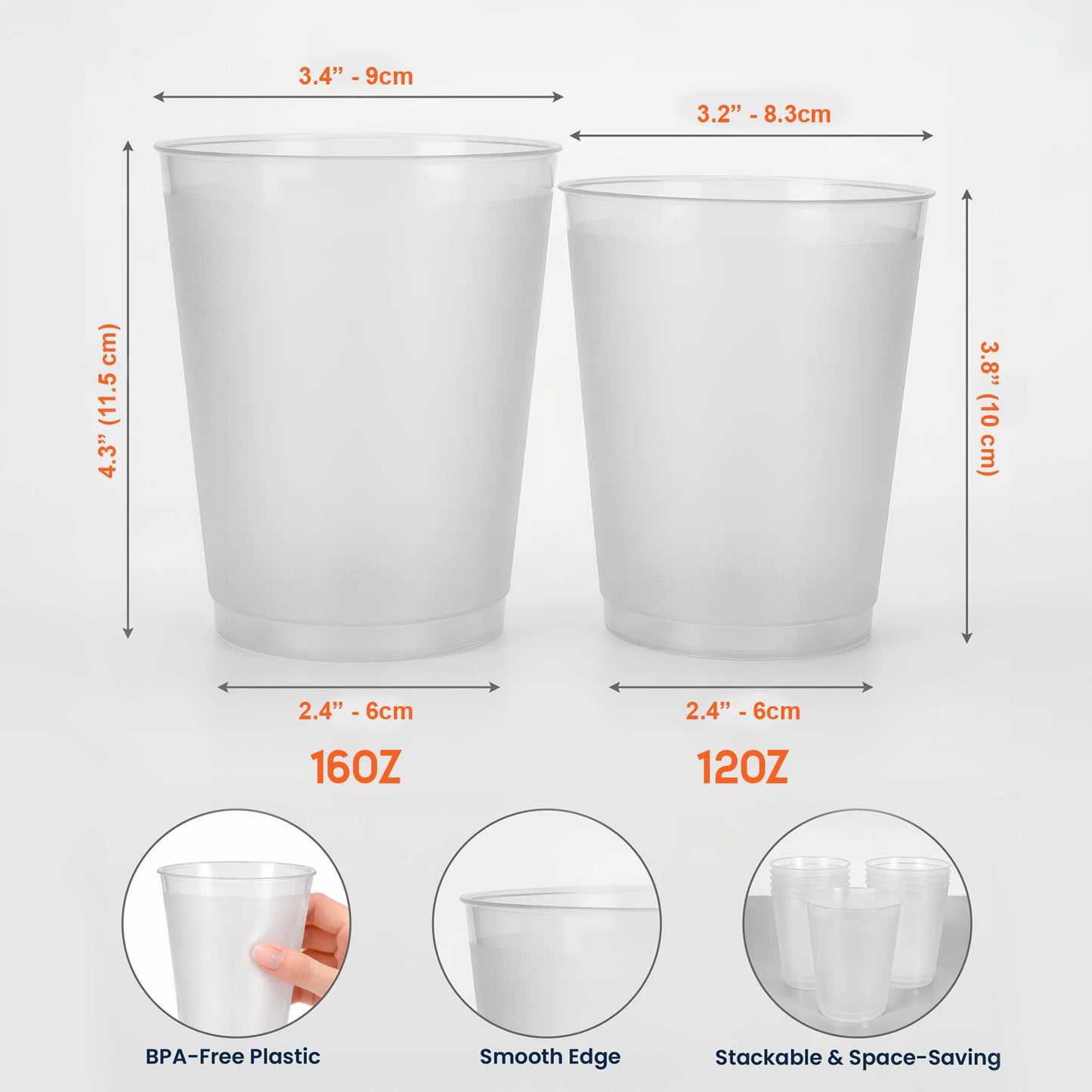 Together Forever - Personalized wedding anniversary Frosted Cup