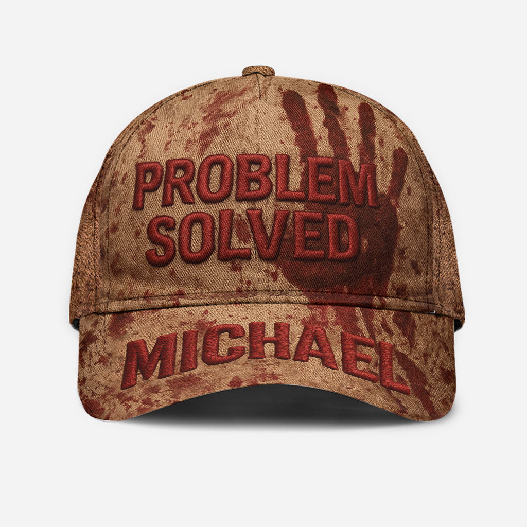 Problem Solved - Personalized Horror Character Classic Cap