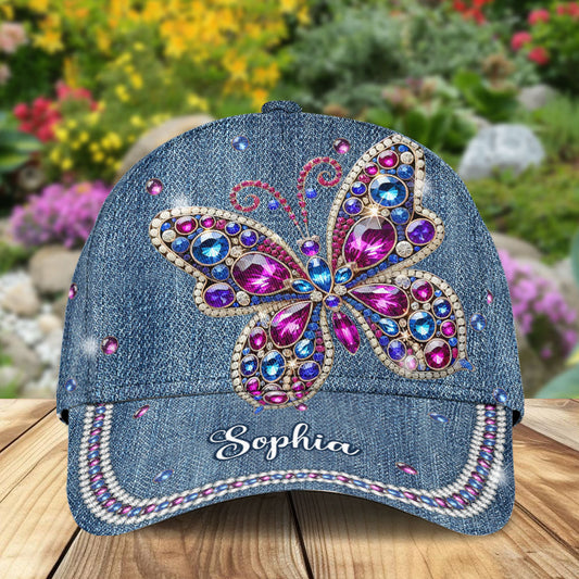 Beautiful Butterly - Personalized Butterfly Classic Cap