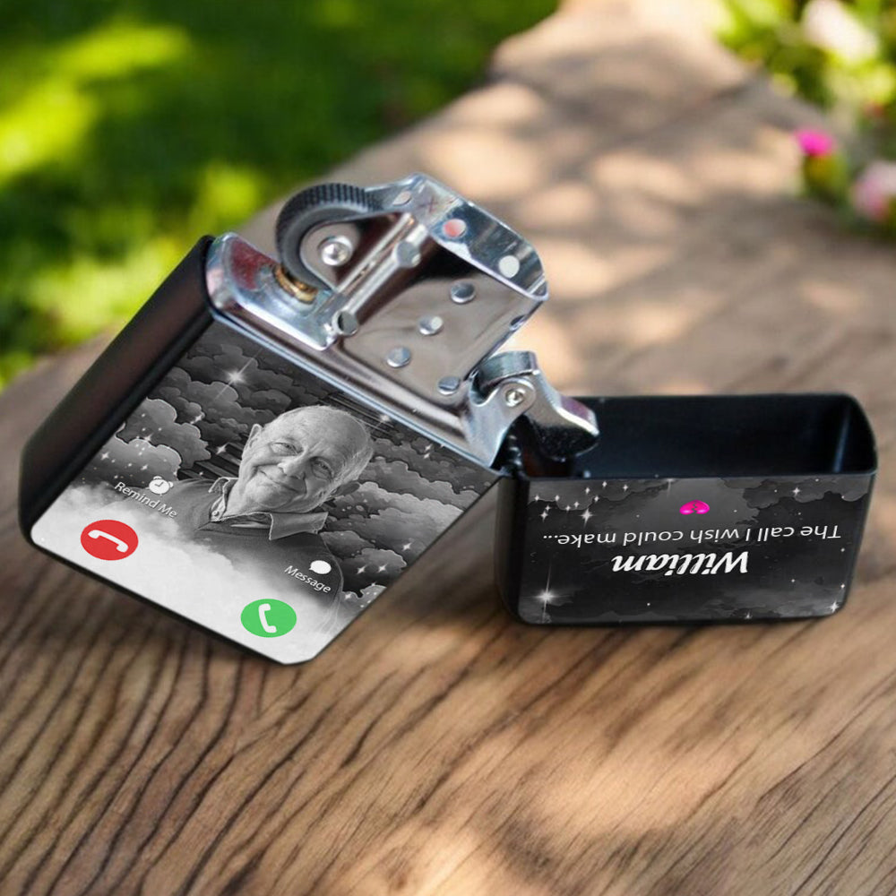 The Call I Wish I Could Take - Personalized Memorial Lighter