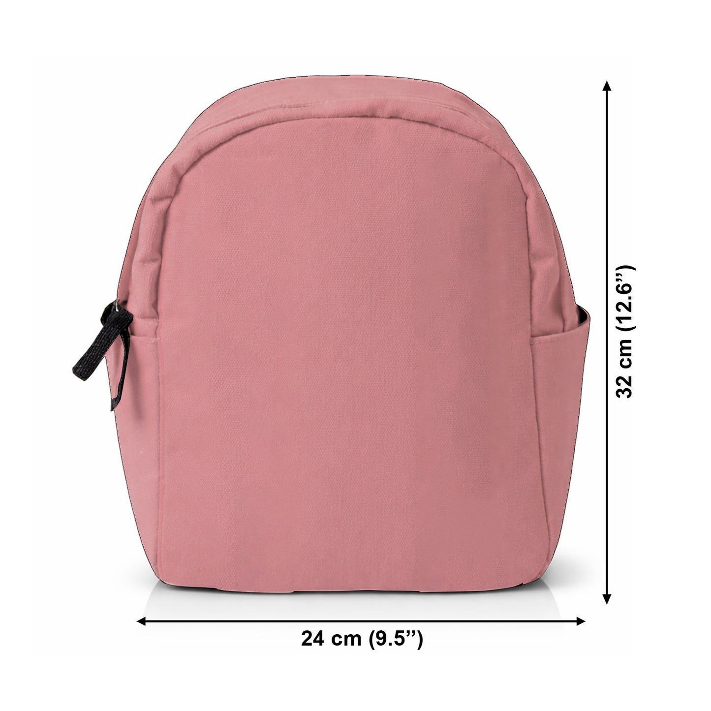 Personalisierter Rucksack mit Lederpatch - Foto und Blumen