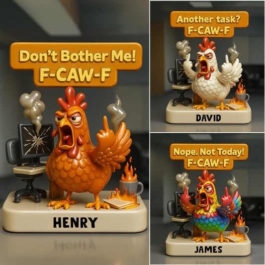 F-caw-f Sarcastic Office Quotes - Personalized Colleague Custom Shaped Acrylic Plaque