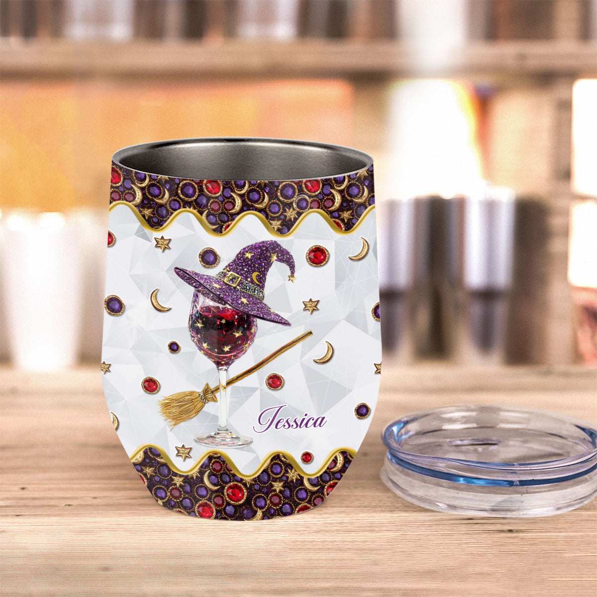 Wine Witch - Personalized Witch Wine Tumbler