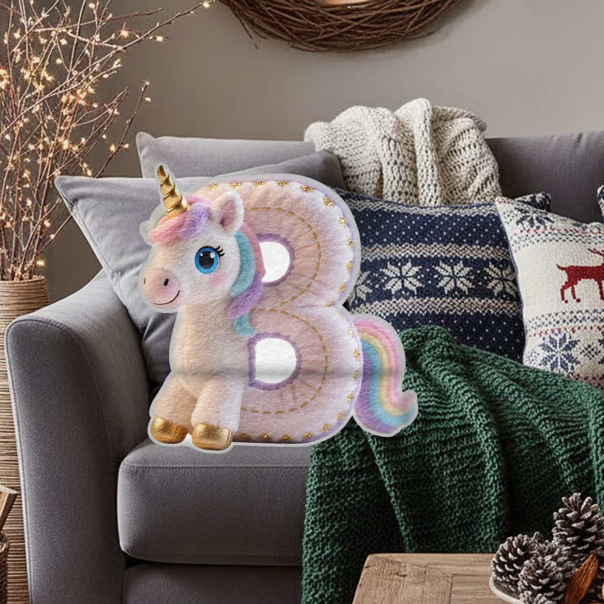 Das perfekte Geschenk für Kinder – personalisiertes Kissen in Kinderform aus Kunstfell