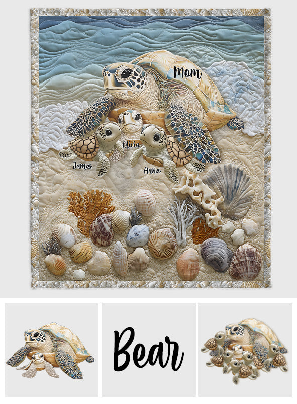 We Love You - Personalized Mother Blanket