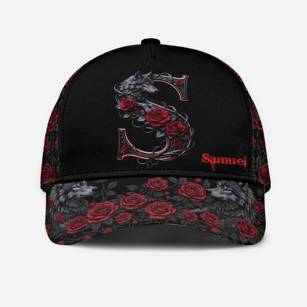 Wolf & Roses - Personalized Wolf Classic Cap