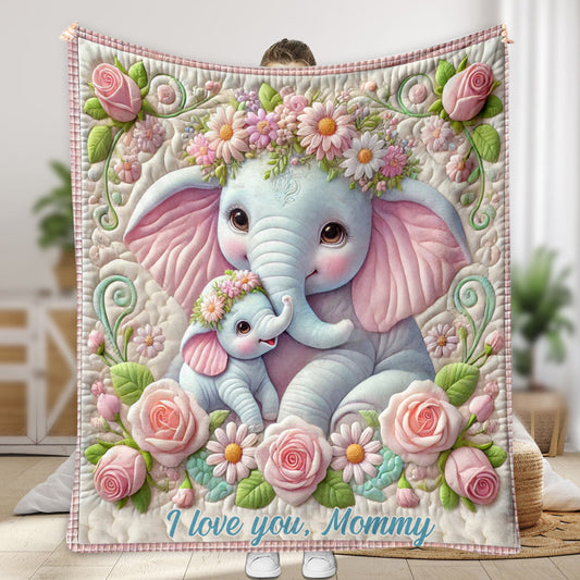 I Love You - Personalized Mother Blanket