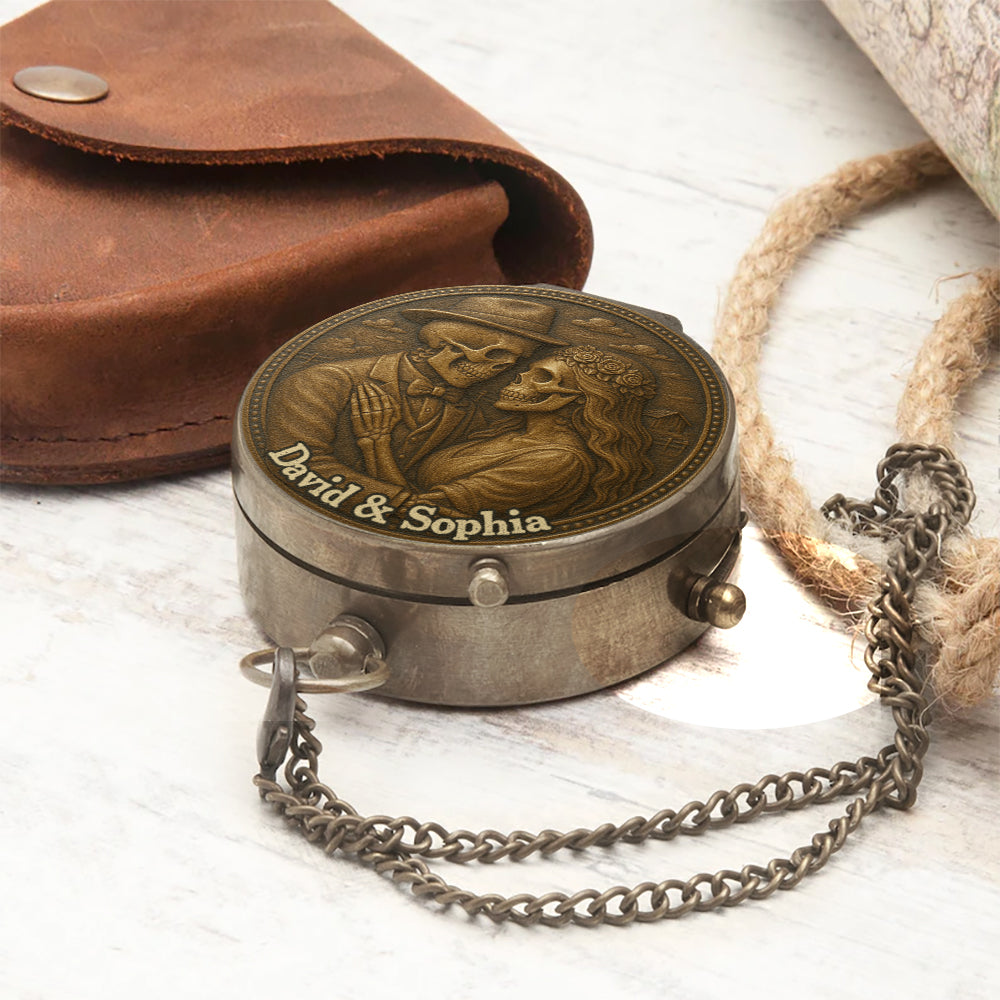 Find Your Way Back To Me - Personalized Couple Compass