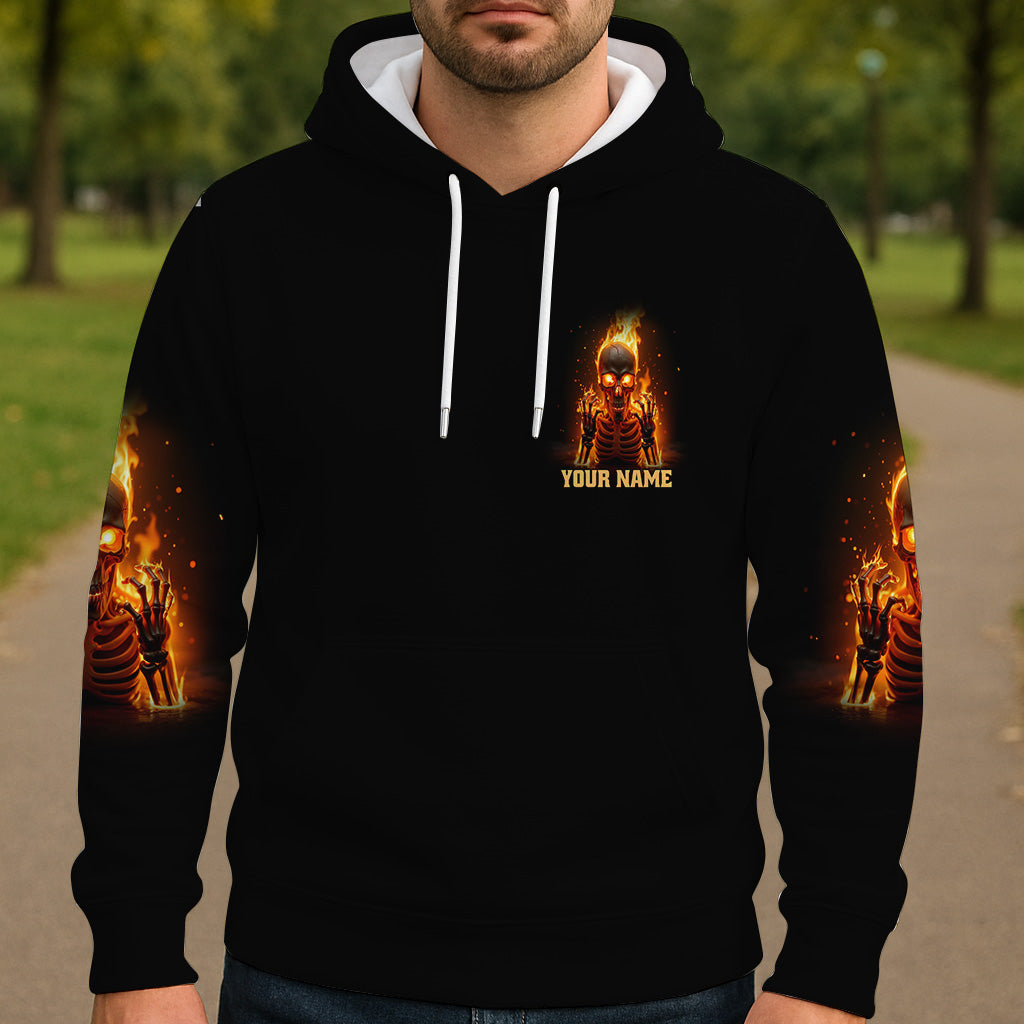 My Give A F Is Broken - Personalized Skull All Over Shirt