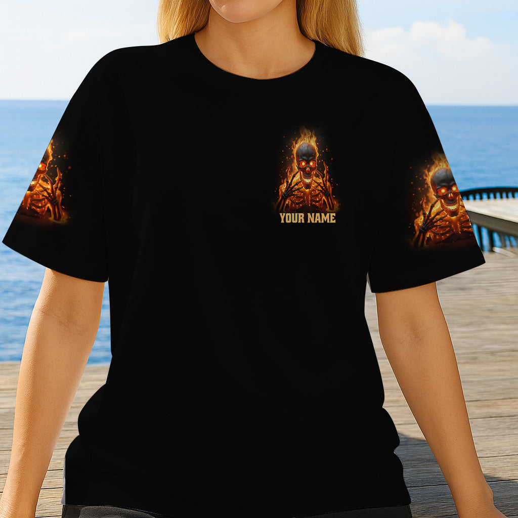 Mein Give AF ist kaputt - Personalisiertes Totenkopf-Shirt