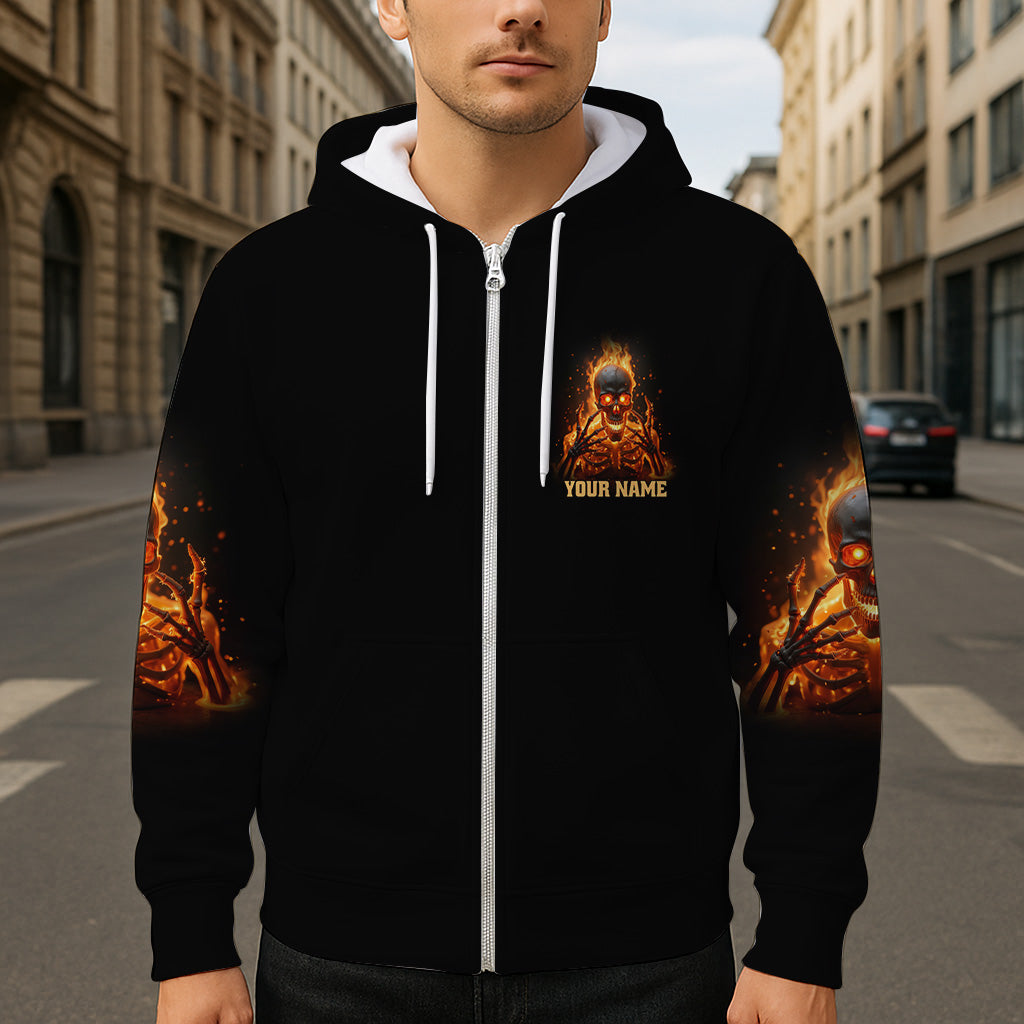 Mein Give AF ist kaputt - Personalisiertes Totenkopf-Shirt