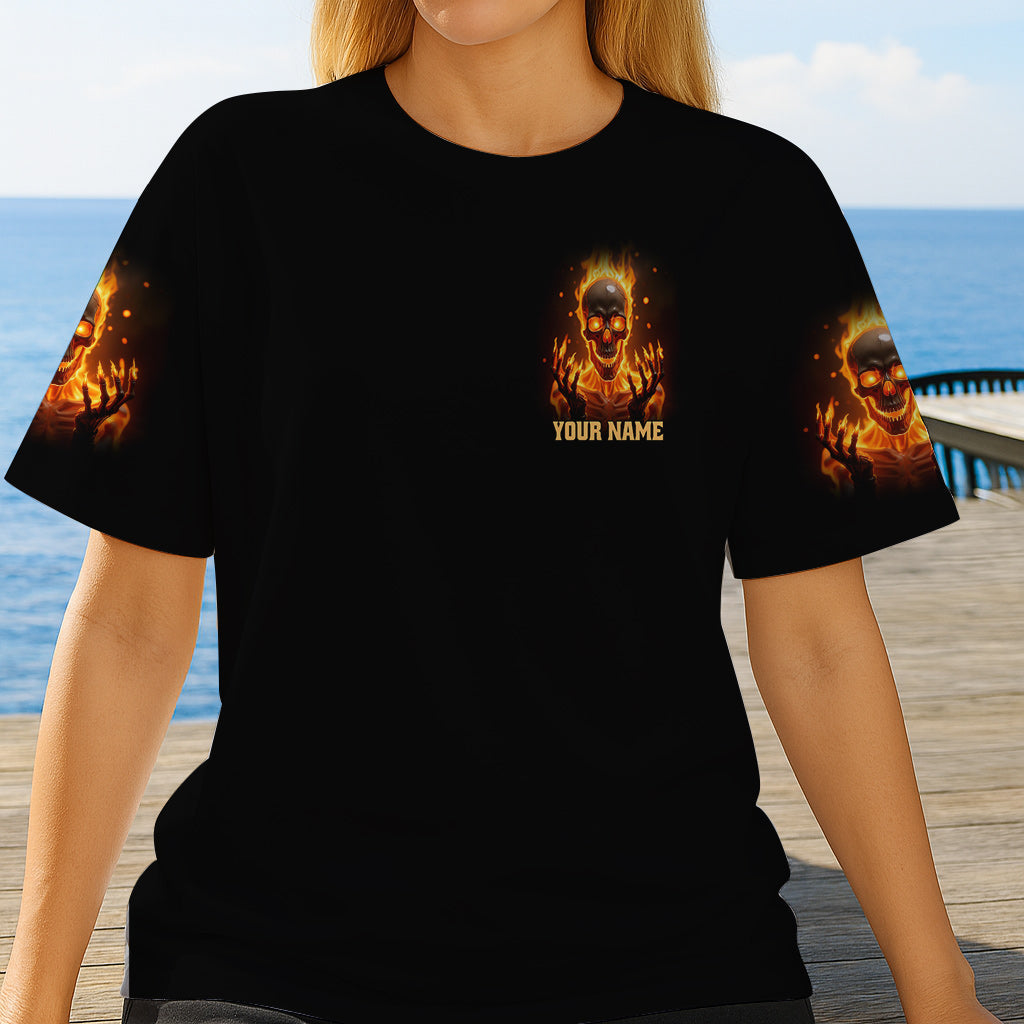 Mein Give AF ist kaputt - Personalisiertes Totenkopf-Shirt