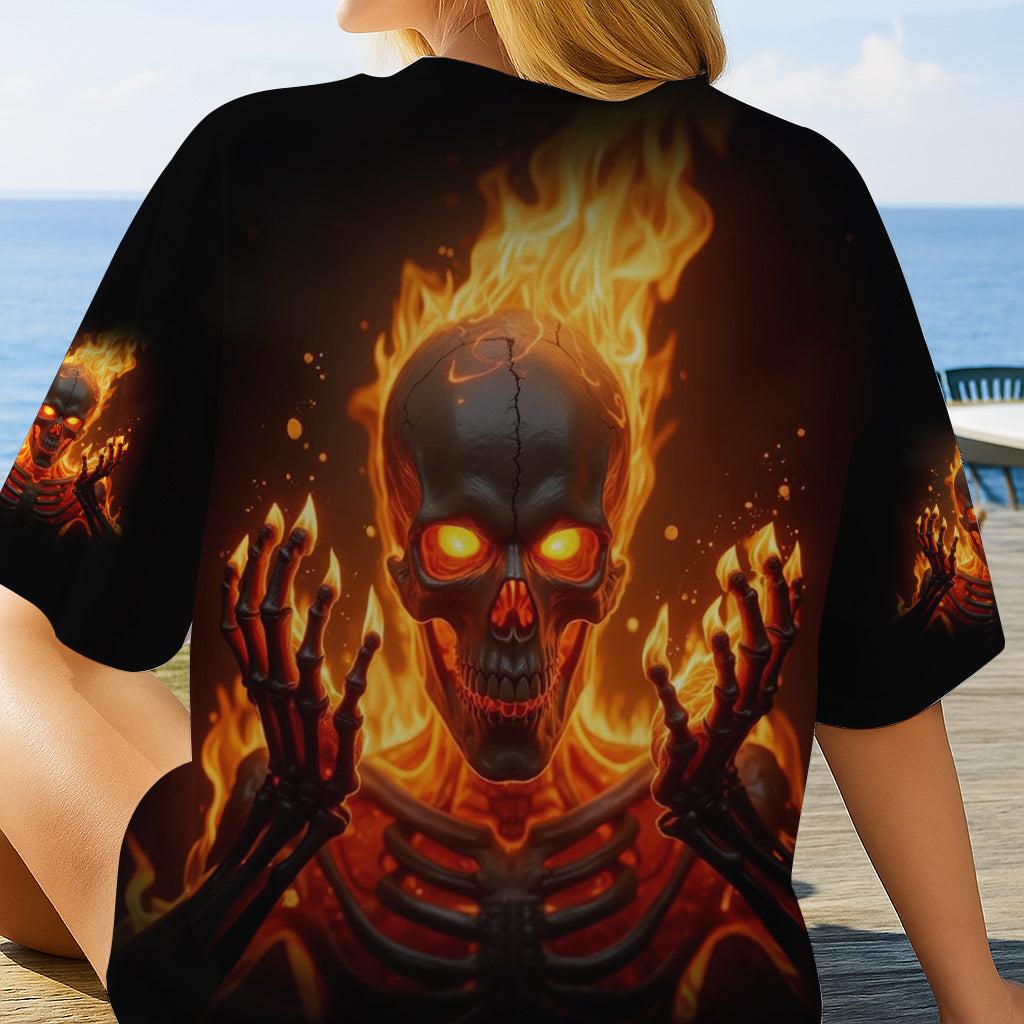 My Give A F Is Broken - Personalized Skull All Over Shirt