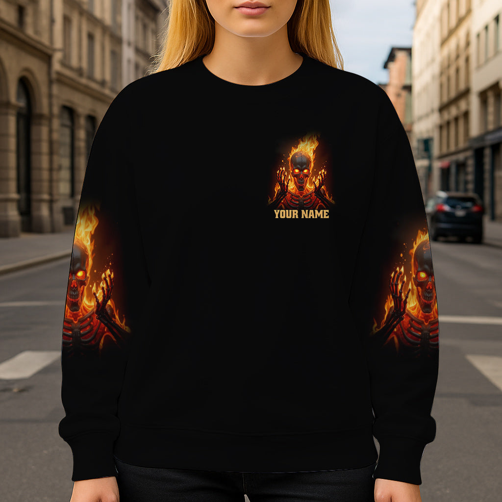 My Give A F Is Broken - Personalized Skull All Over Shirt