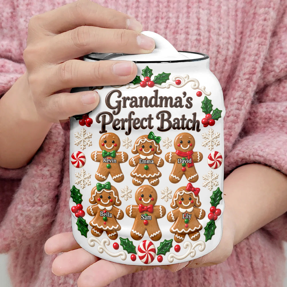 Grandma's Perfect Batch - Personalized Grandma Cookie Jar