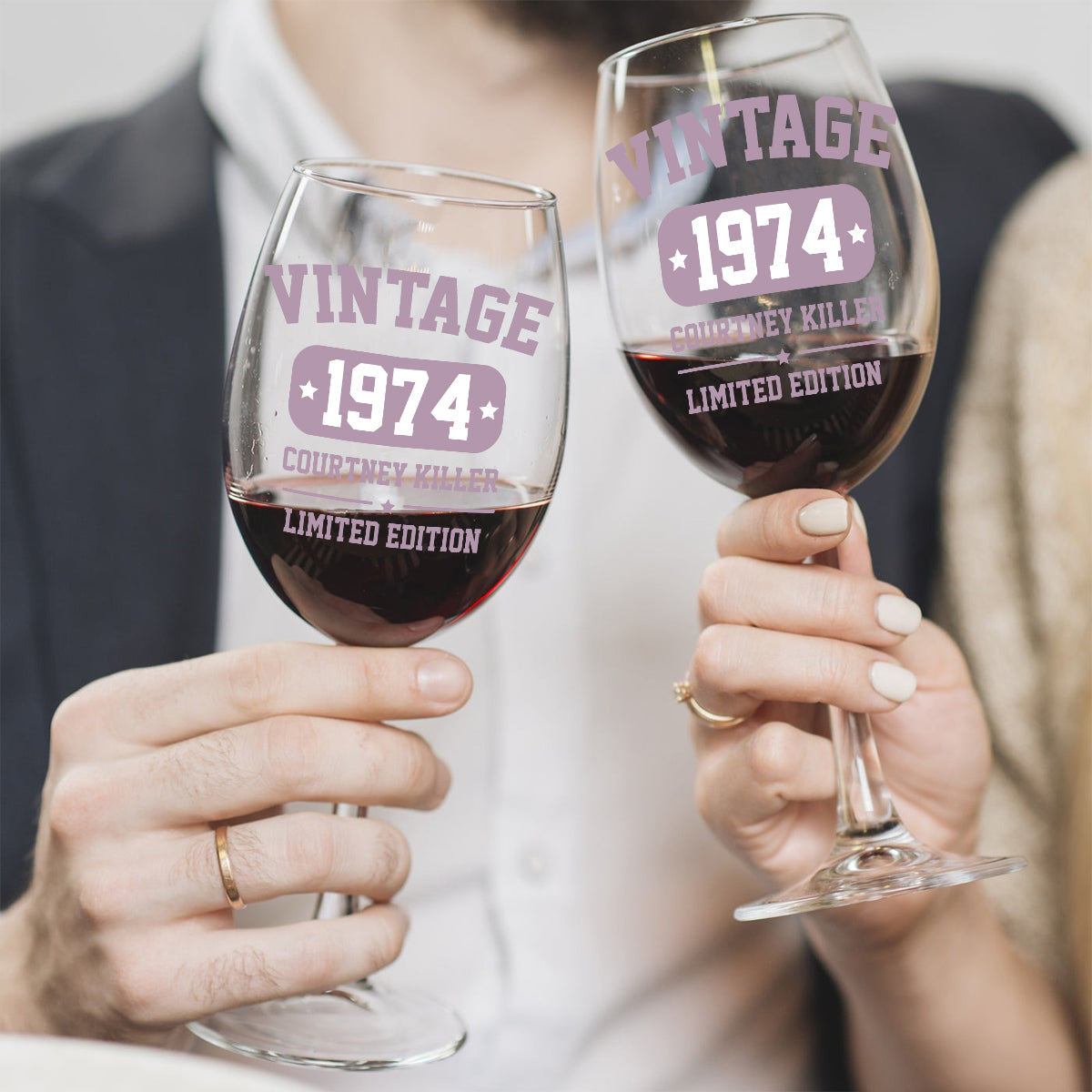 Happy Birthday - Personalized Birthday Wine Glass With Long Stem
