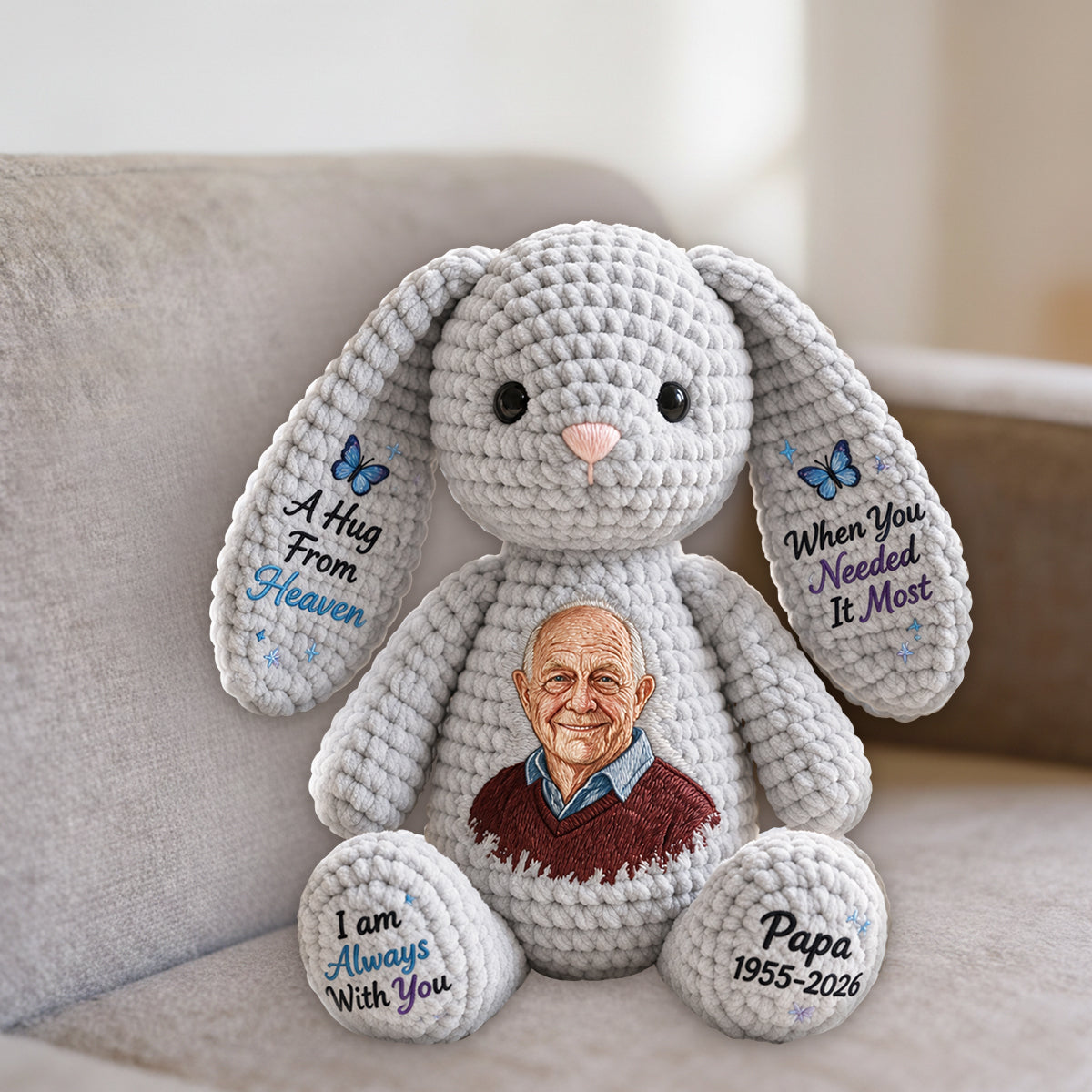 Memorial Sympathy Gifts For Loss Of Loved One - Personalized Memorial Premium Faux Fur Pillow