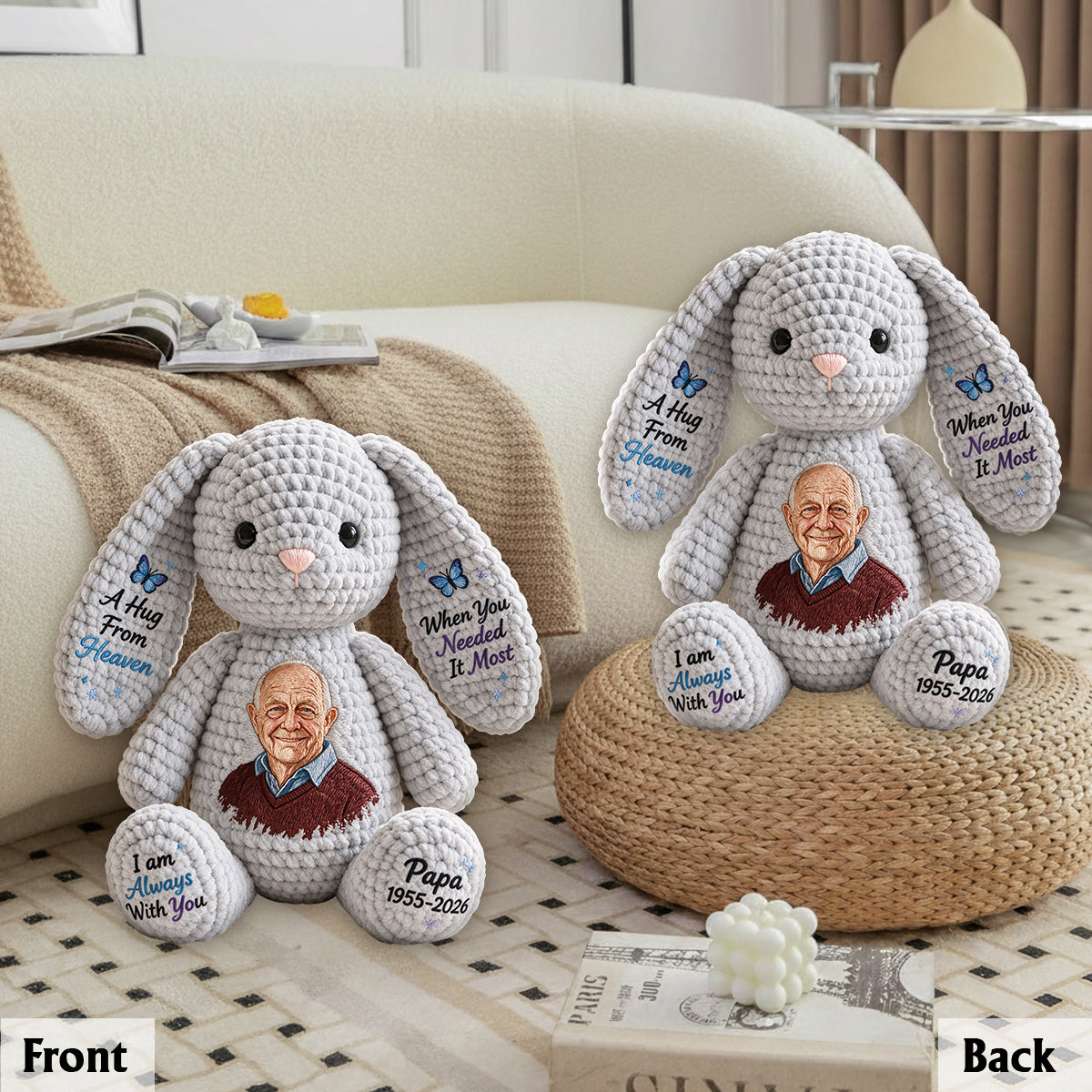 Memorial Sympathy Gifts For Loss Of Loved One - Personalized Memorial Premium Faux Fur Pillow