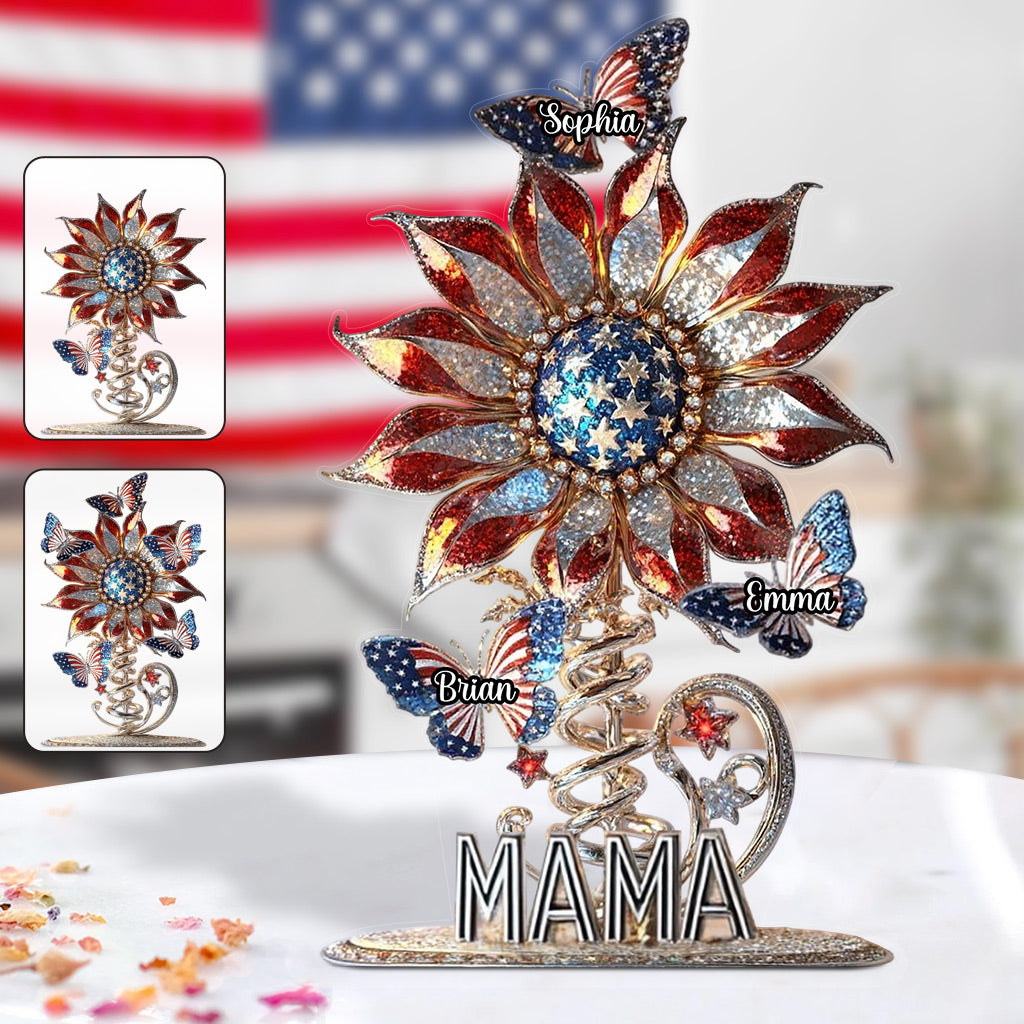 Beste Mama aller Zeiten – Personalisierte Acrylplakette in individueller Form für die Mutter