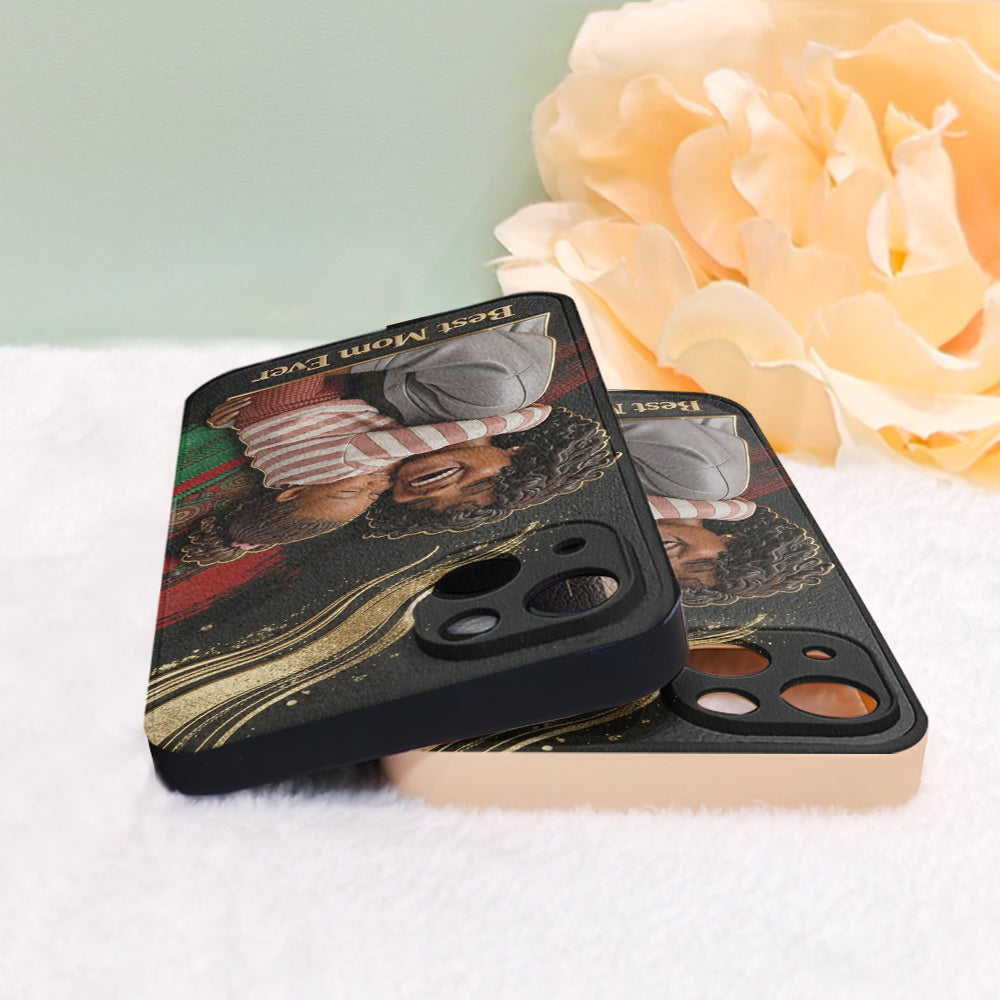 Black Pride, Black History Month - Personalized African American Leather Phone Case