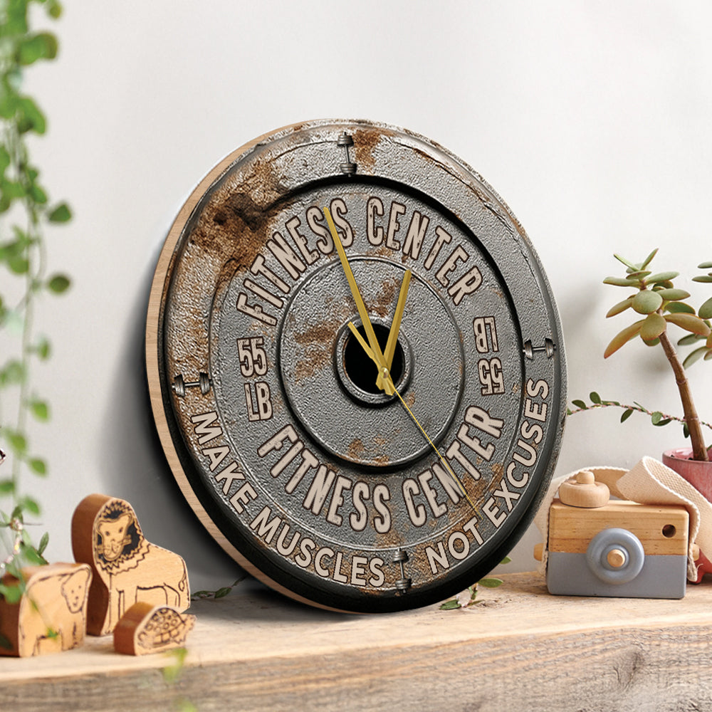 Ohne Fleiß kein Preis - Personalisierte Fitness-Wanduhr