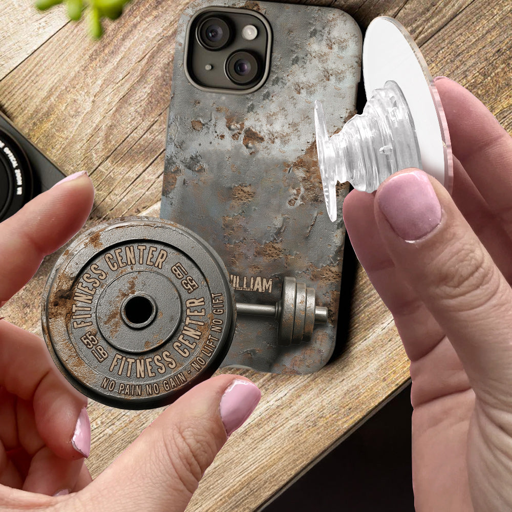 Ohne Fleiß kein Preis – Personalisierte Handyhülle mit Fitness-Vollbilddruck