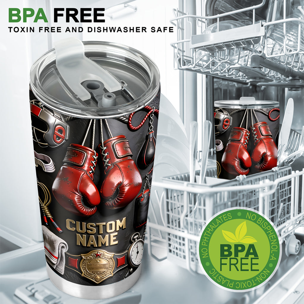 Liebe zum Boxen – Personalisierter Boxbecher