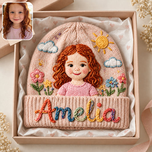 Mein Name, Meine kleine Welt - Personalisierte Kinder-Mütze