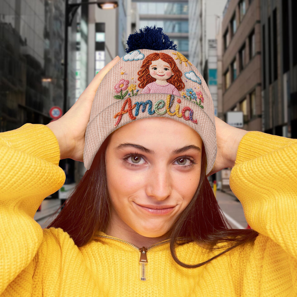 My Name, My Little World - Personalized Kid Beanie Hat