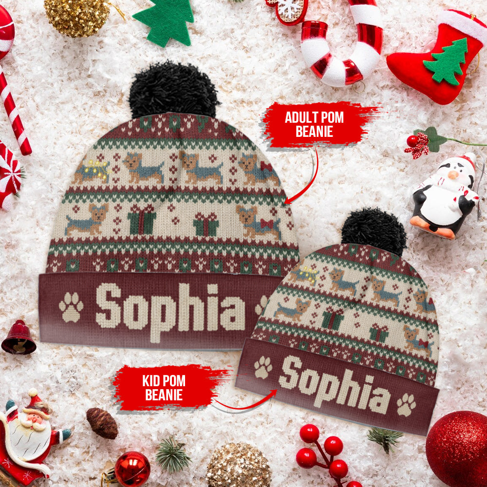 Niedlicher Hund – personalisierte Hundemütze