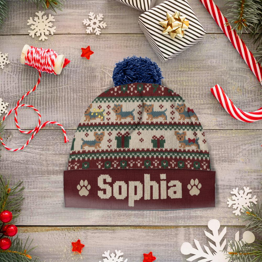 Niedlicher Hund – personalisierte Hundemütze