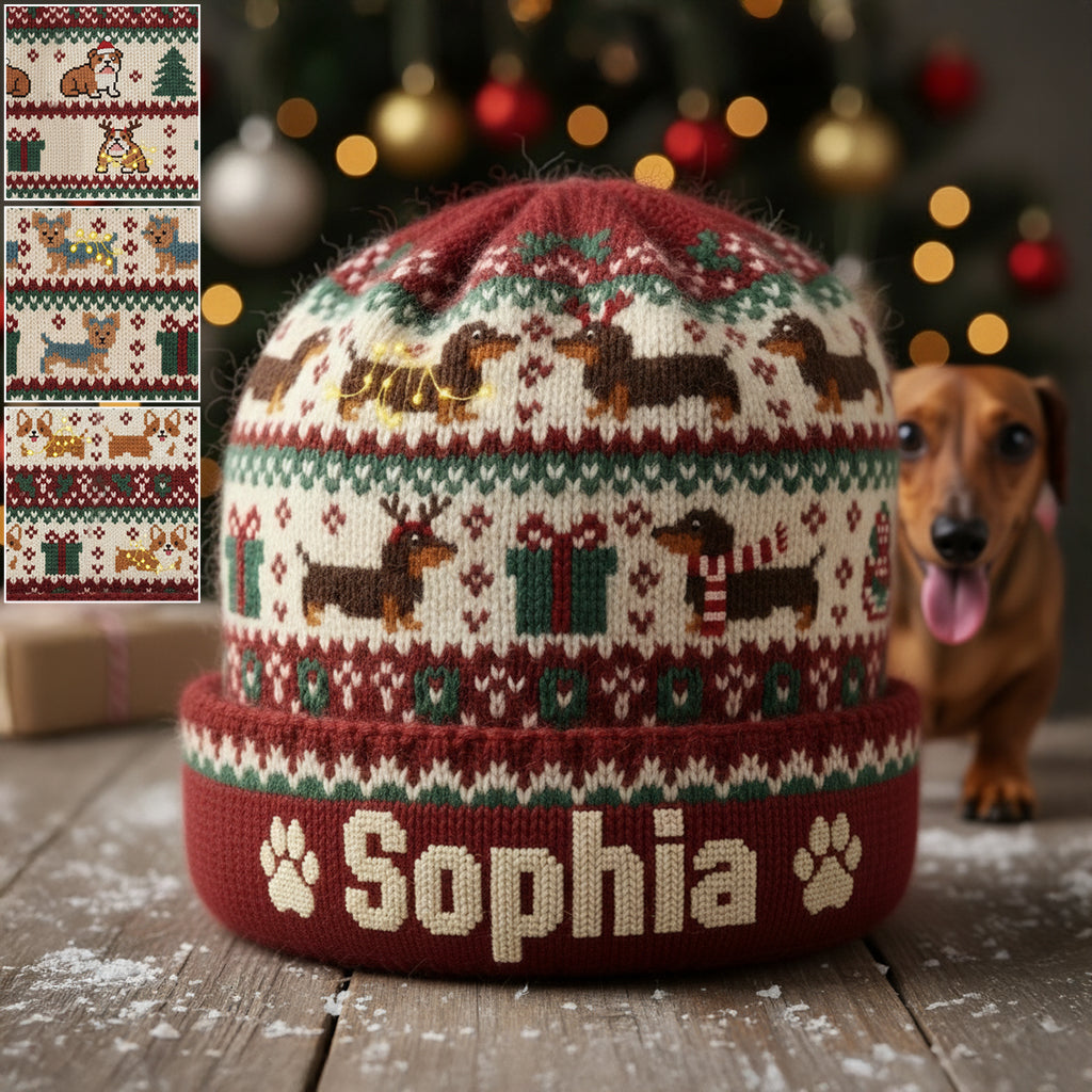 Niedlicher Hund – personalisierte Hundemütze