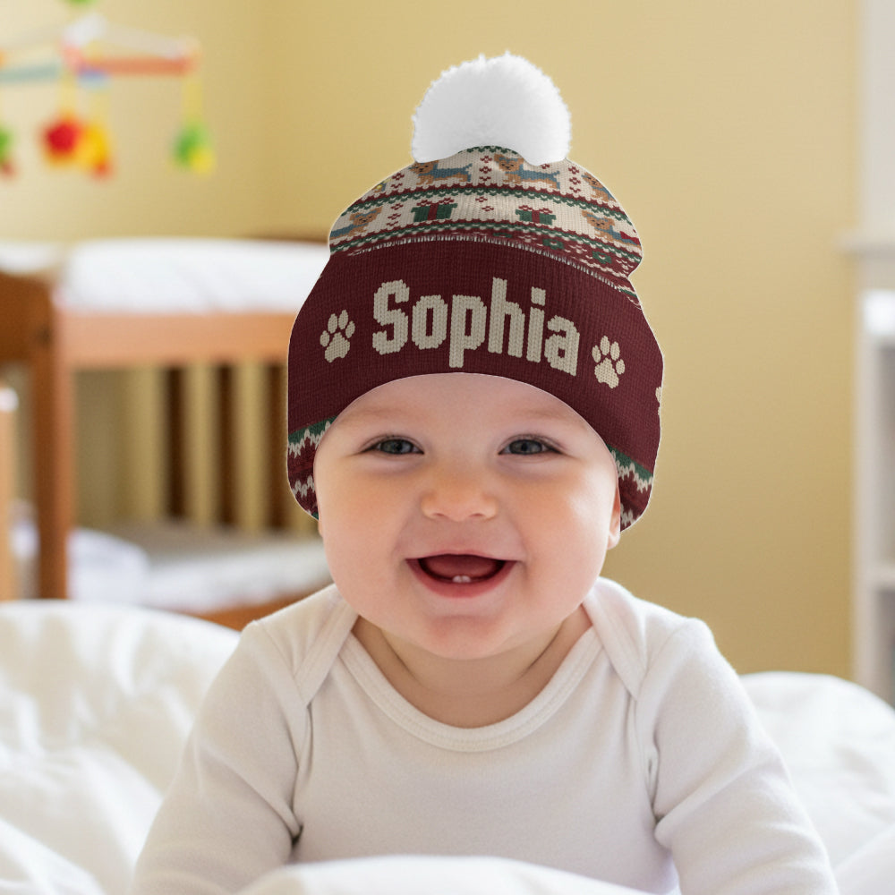 Niedlicher Hund – personalisierte Hundemütze