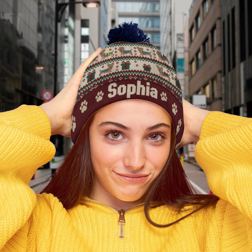 Niedlicher Hund – personalisierte Hundemütze