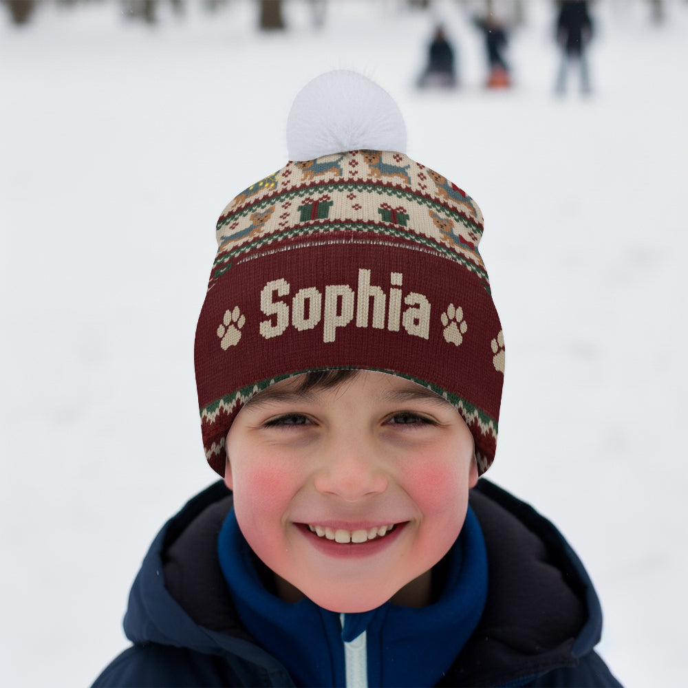 Niedlicher Hund – personalisierte Hundemütze