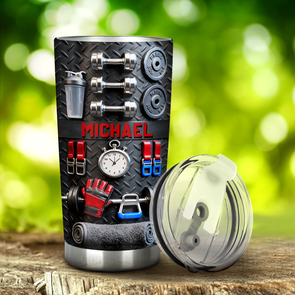 Ohne Fleiß kein Preis – personalisierter Fitnessbecher