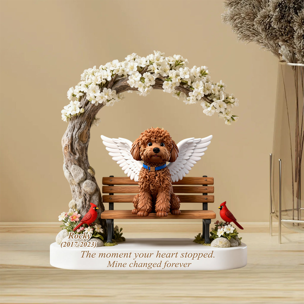 Mine Changed - Personalized Dog Custom Shaped Acrylic Plaque