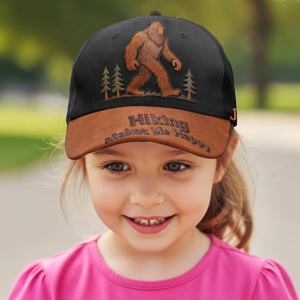 Wandern macht mich glücklich – Personalisierte klassische Wanderkappe
