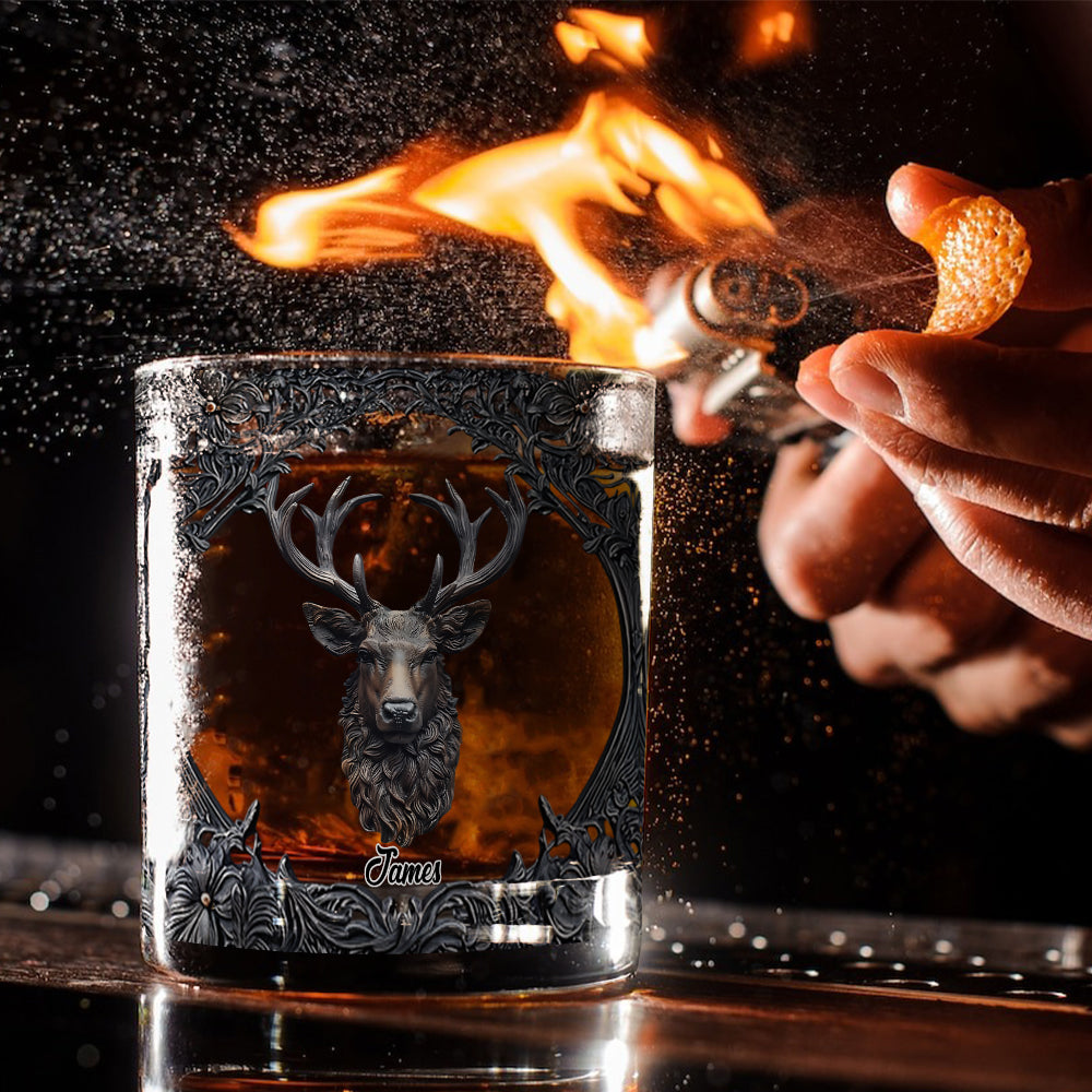 Liebe zur Jagd und zum Whisky – personalisiertes Whiskyglas für die Jagd