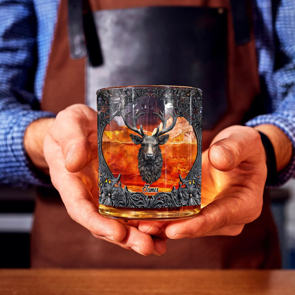 Liebe zur Jagd und zum Whisky – personalisiertes Whiskyglas für die Jagd