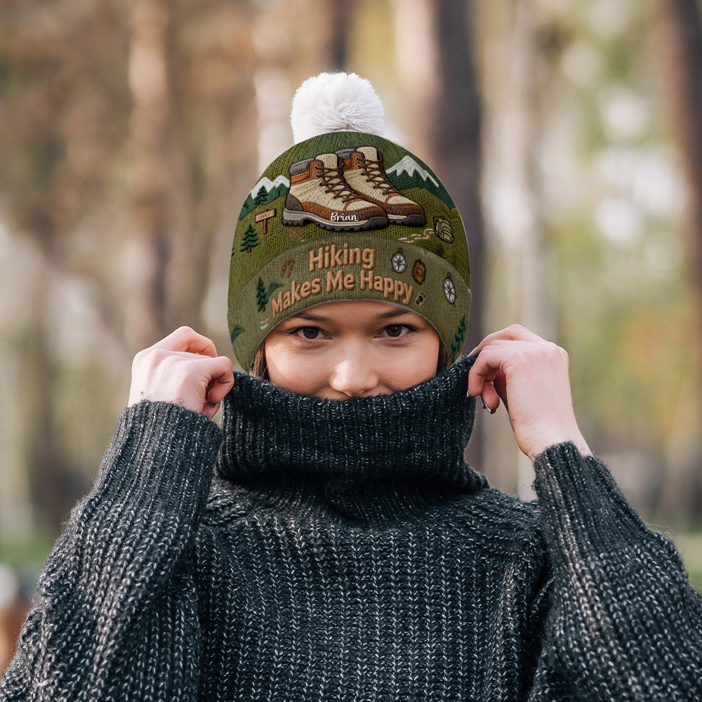 Wandern macht mich glücklich – personalisierte Wandermütze